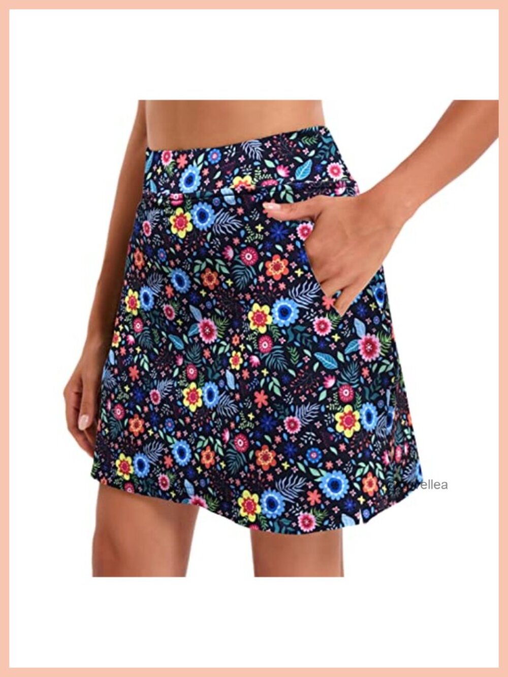 Oyamiki Women's Active Athletic Skort Lightweight Tennis Skirt Perfect for